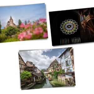 pack 3 cartes postales Alsace au choix - boutique des Kneckes - Une Fille en Alsace