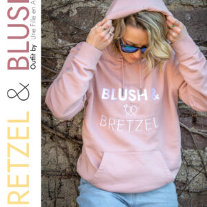 Sweat Blush & Bretzel Collection Bretzel & Blush par Une fille en alsace
