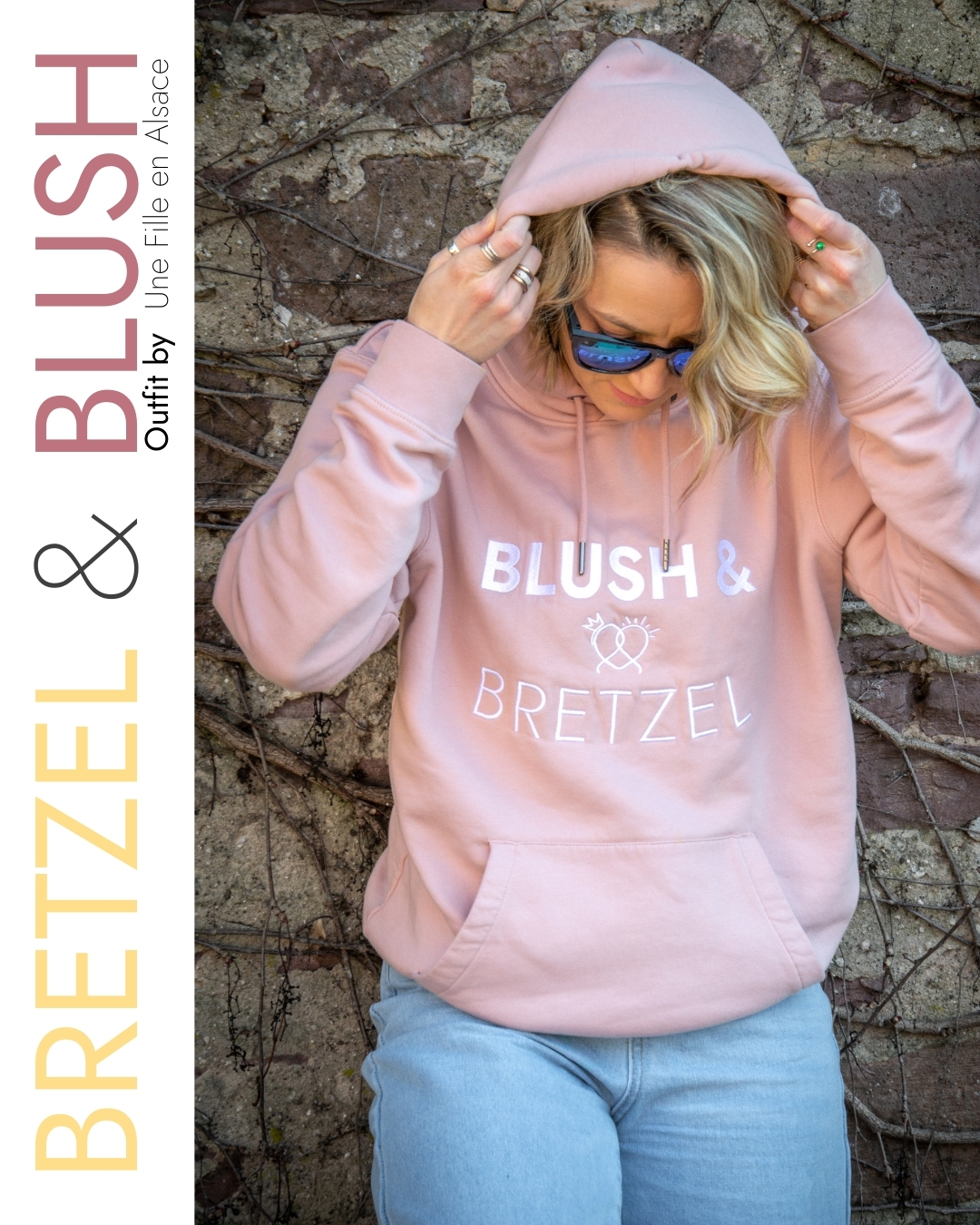 Sweat Blush & Bretzel Collection Bretzel & Blush par Une fille en alsace