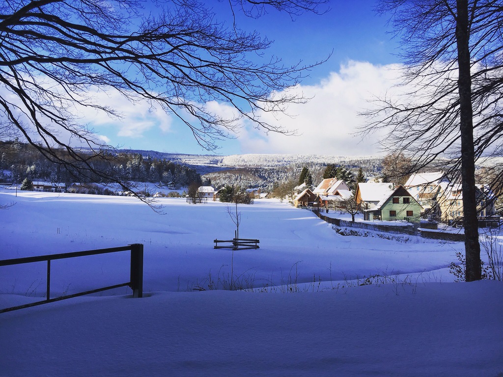 Le Hohwald sous la neige - Photo Céline Schnell Une Fille En Alsace