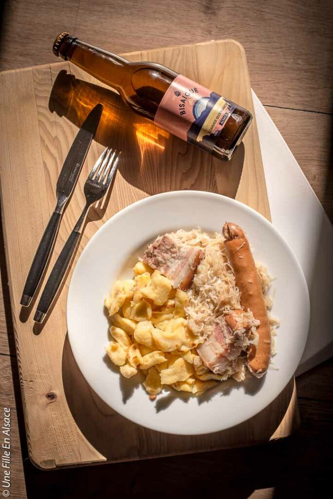Knepfle et choucroute Traiteur Schneider photo Celine-Schnell-Une-Fille-En-Alsace