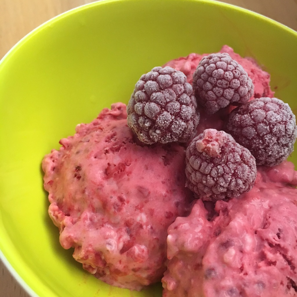 glace minute à la framboise Photo Céline Schnell Une Fille En Alsace