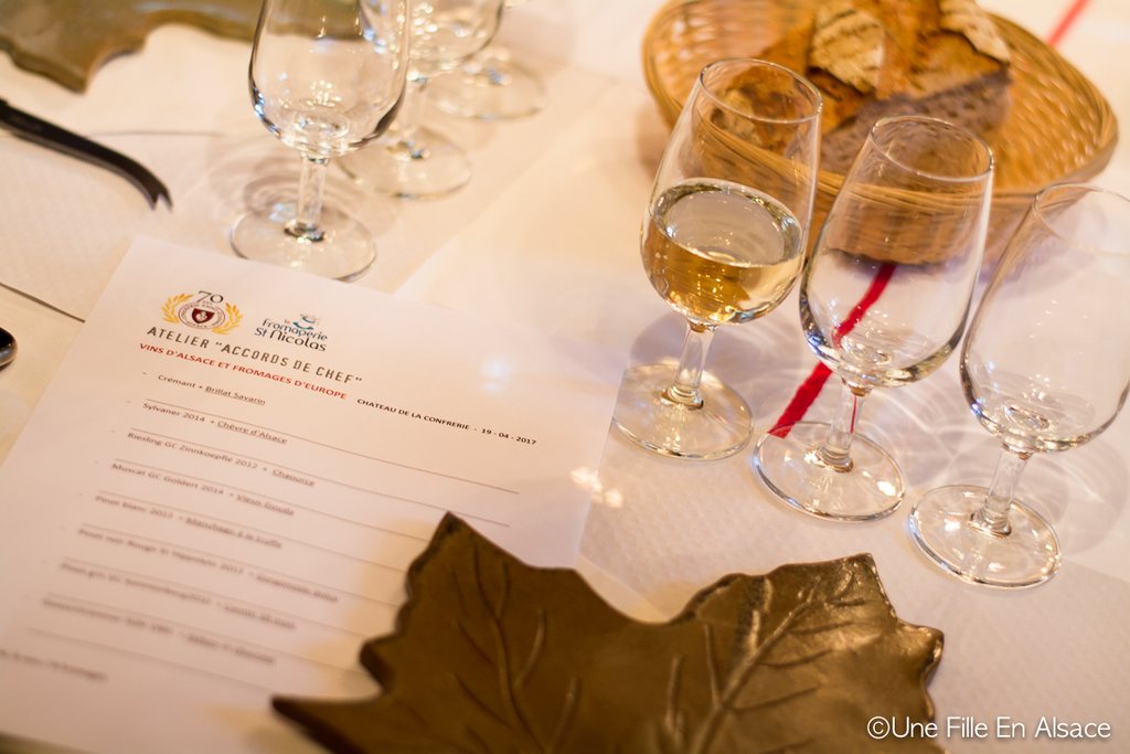 Atelier accords de chef Vins d'Alsace et fromage d'Europe