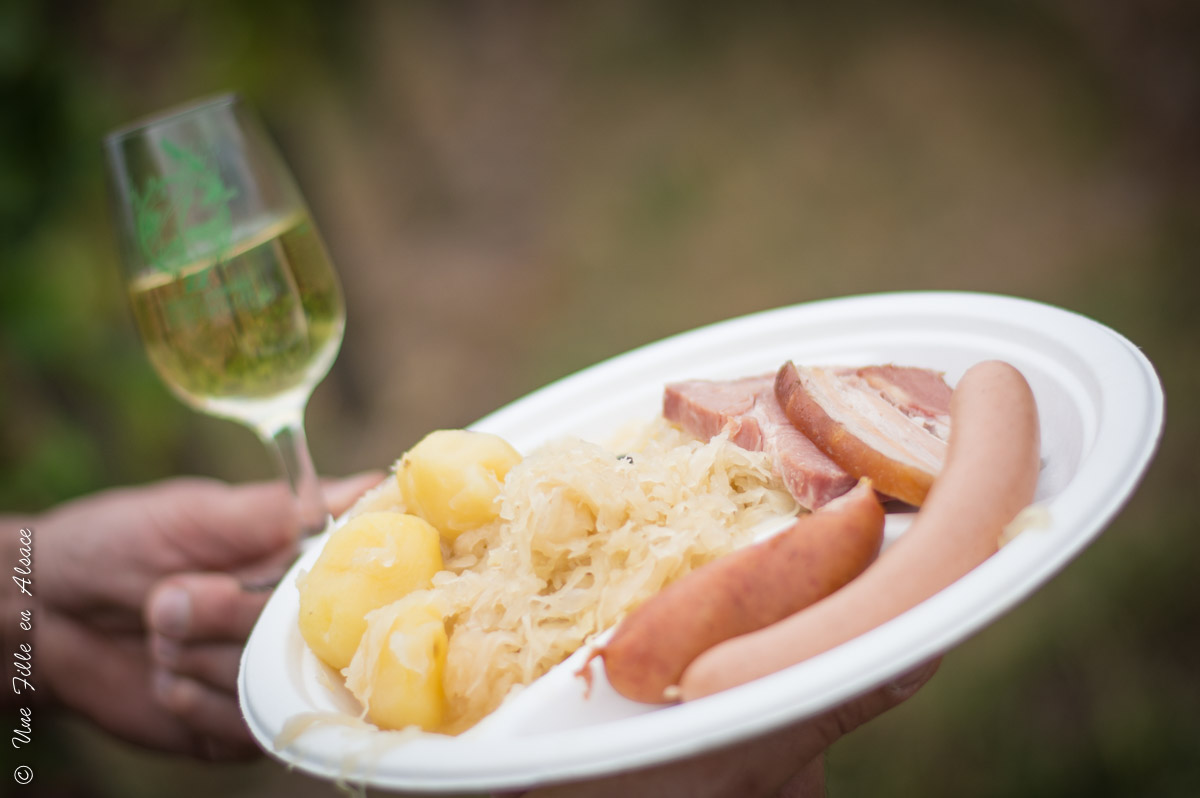 Choucroute d'Alsace au Sentier Gourmand de Scherwiller - Photo Céline Schnell Une Fille En Alsace