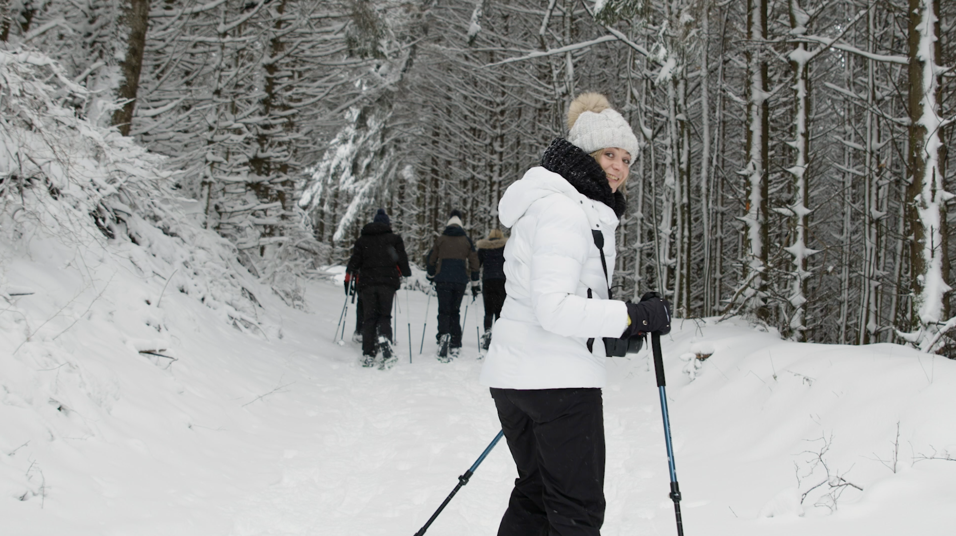 Randonnée en raquette dans le massif des Vosges