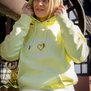sweat Crémant Vibes Collection Bretzel & Blush par Une fille en alsace