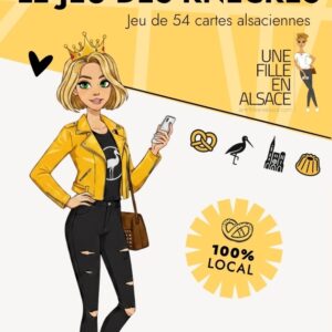 Jeu de 54 Cartes Alsace - boutique des Kneckes - Une Fille en Alsace