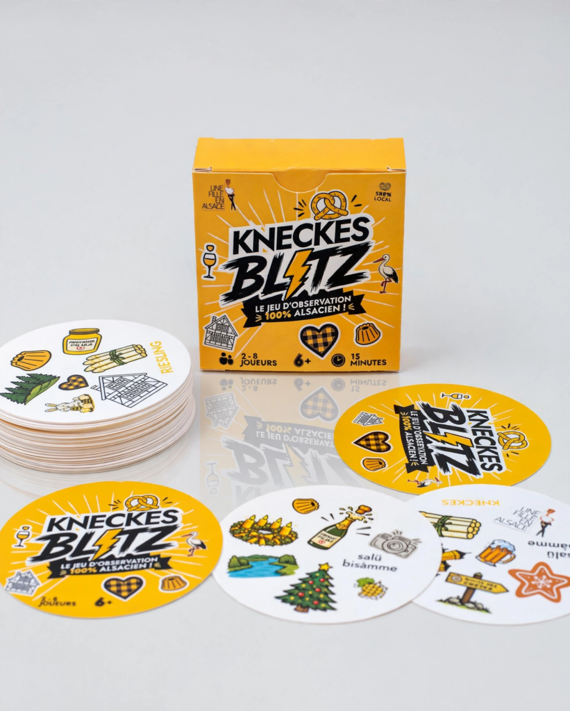 Kneckes blitz jeu d'observation symboles alsaciens