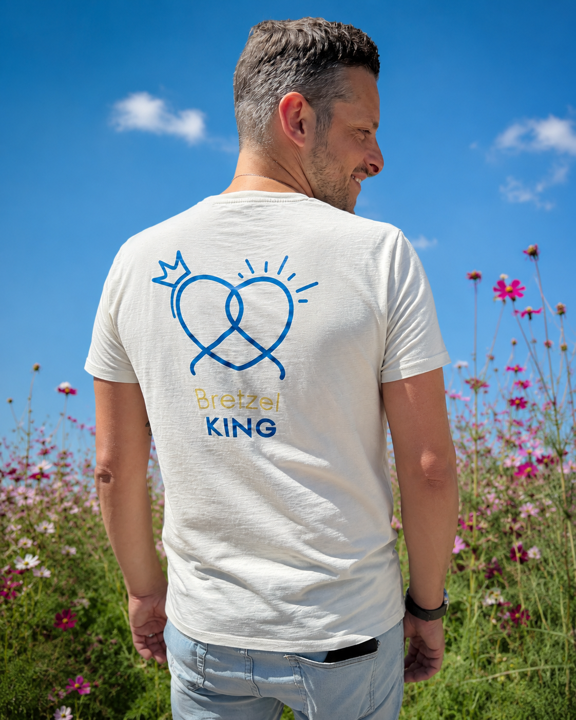 T-shirt Bretzel King - Collection Bretzel & Blush - Une Fille en Alsace