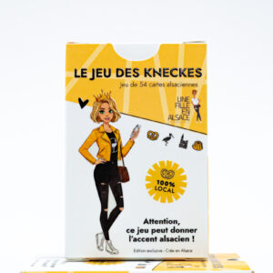 Jeu de 54 Cartes Alsace - boutique des Kneckes - Une Fille en Alsace