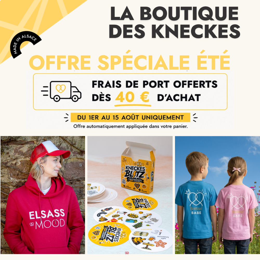 offre speciale été 2026 - La boutique des Kneckes